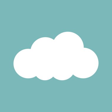 bulut web vektör simgesi