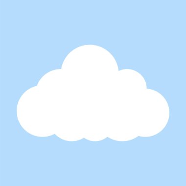 bulut web vektör simgesi