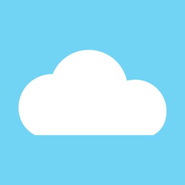 bulut web vektör simgesi