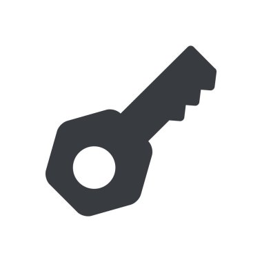 Kapı anahtarı vektör simgesi