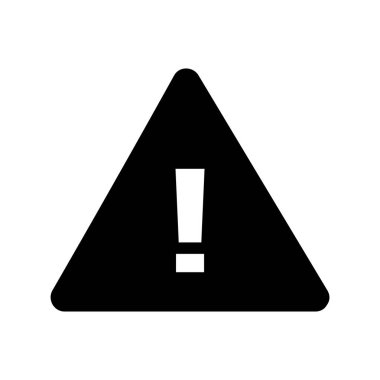 uyarı simgesi vektör illüstrasyonu