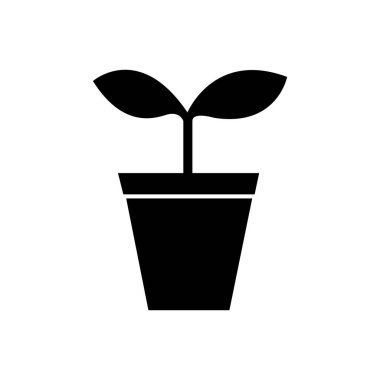 bitki simgesi vektör illüstrasyonu
