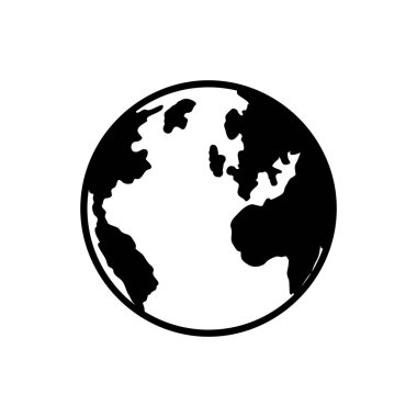 Göz simgesi, düz vektör çizimi tasarımı