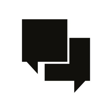 konuşma kabarcığı vektör çizimi