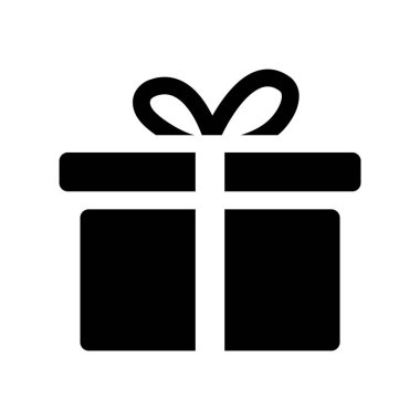 hediye simgesi, vektör çizimi