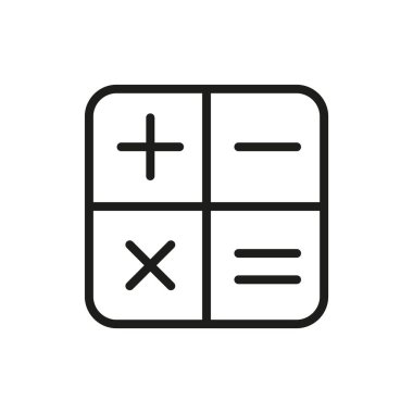 Takvimin vektör illüstrasyon simgesi 