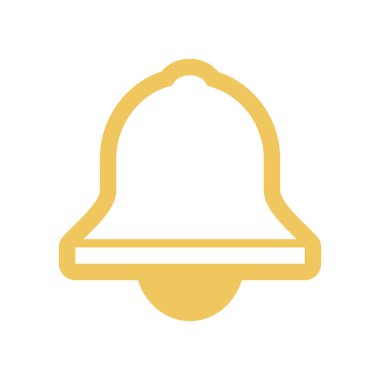 Çan simgesi vektör illüstrasyonu