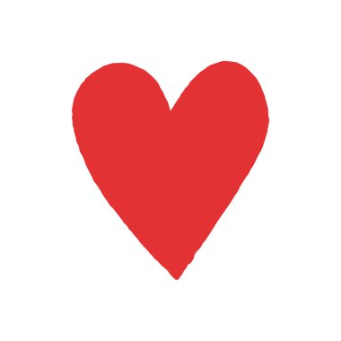 Arka planda kalp ikonu var. Aşk logosu kalp çizimi.