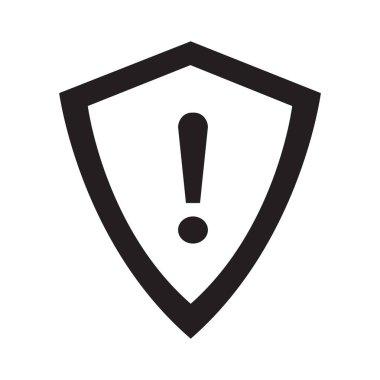 uyarı simgesi vektör illüstrasyonu