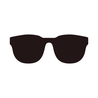 güneş gözlüğü ikonu vektör illüstrasyonu