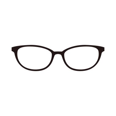 Gözlük ikonu. vektör illüstrasyonu