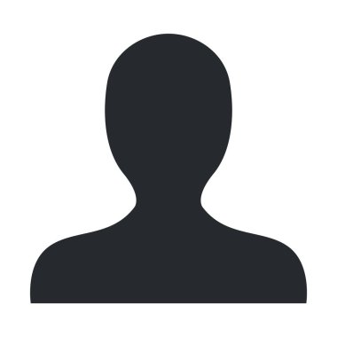 Avatar ve kullanıcının vektör illüstrasyon simgesi