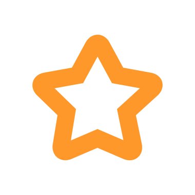 yıldız simgesi vektör illüstrasyonu