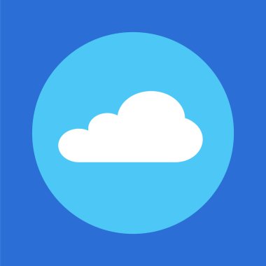 bulut web vektör simgesi