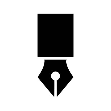 Kalem. Web simgesi basit illüstrasyon