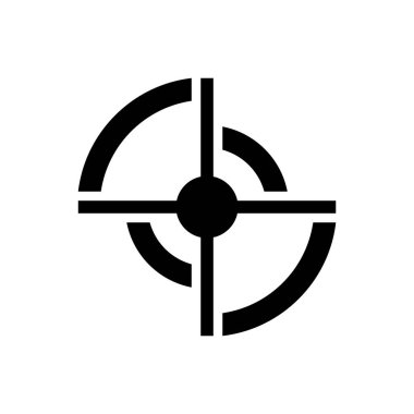 hedef simge vektör illüstrasyonu