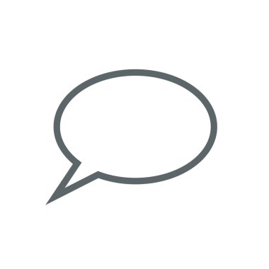 konuşma balonu ikonu vektör illüstrasyon tasarımı