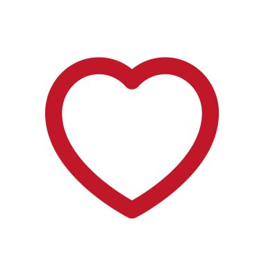 Arka planda kalp ikonu var. Aşk logosu kalp çizimi.