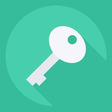 Kapı anahtarı vektör simgesi