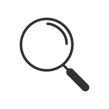 Arama simgesi vektör illüstrasyonu