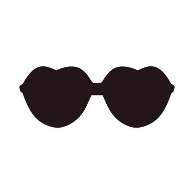 gözlük simgesi, vektör illüstrasyon tasarımı