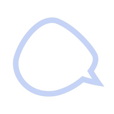 Konuşma balonu ikonu. vektör illüstrasyonu