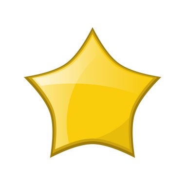 İzole edilmiş altın taç simgesinin vektör çizimi