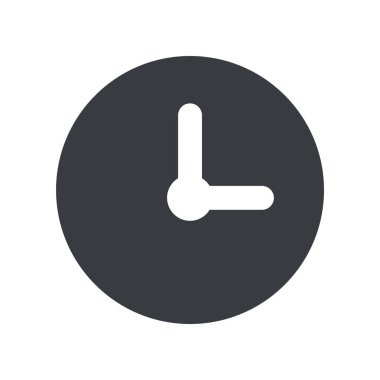 Saat vektör web simgesi