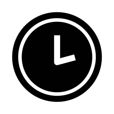 Saat vektör web simgesi