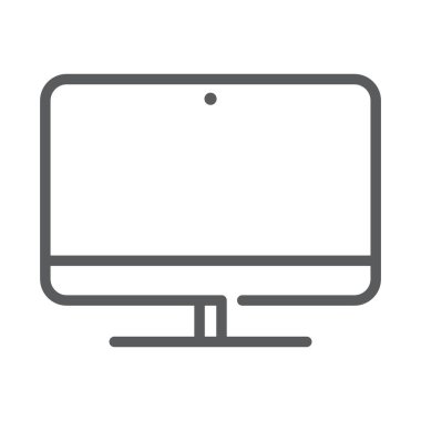 izleyici ikon vektör illüstrasyonu