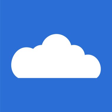 bulut web vektör simgesi