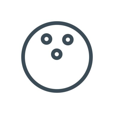 Bilardo topu vektör simgesi