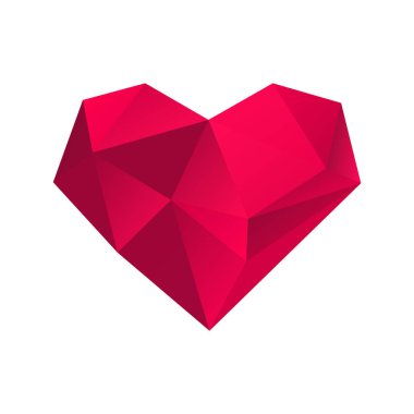 Arka planda kalp ikonu var. Aşk logosu kalp çizimi.