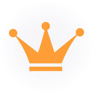 Kraliyet tacı, düz tasarım, vektör illüstrasyonu