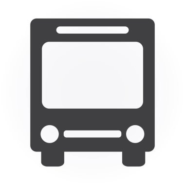 Bir kamyonun vektör illüstrasyon simgesi 