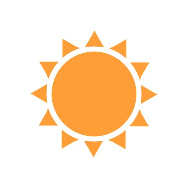 Güneş Simgesi Vektör illüstrasyonu