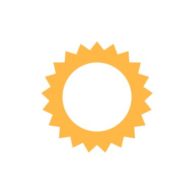 Güneş Simgesi Vektör illüstrasyonu