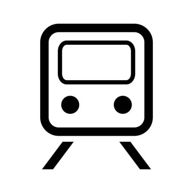tren simgesi vektör illüstrasyonu