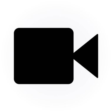 video simgesi vektör illüstrasyonu