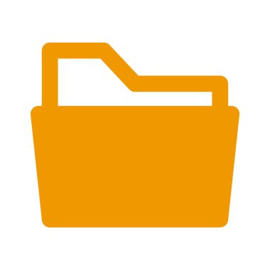 Dosya. Web simgesi basit illüstrasyon