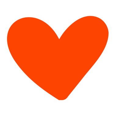 Arka planda kalp ikonu var. Aşk logosu kalp çizimi.