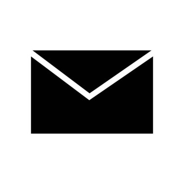 zarf e- posta simgesi vektör illüstrasyonu