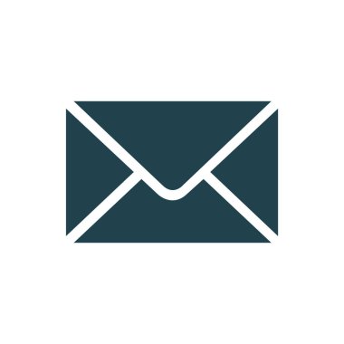 zarf e- posta simgesi vektör illüstrasyonu