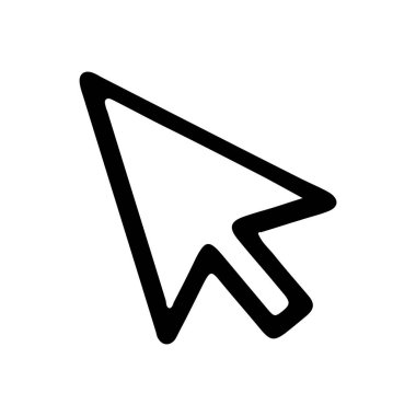 imleç simgesi, vektör illüstrasyon tasarımı