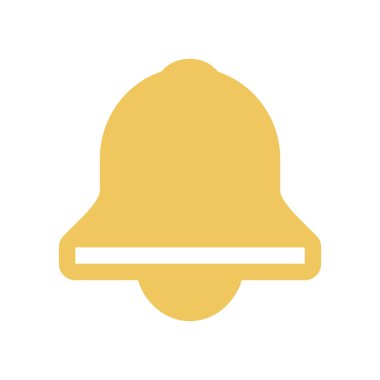 Çan simgesi vektör illüstrasyonu