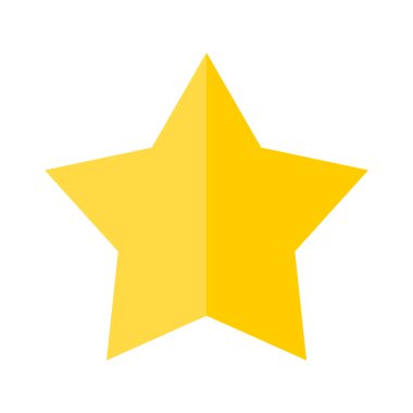 yıldız simgesi vektör illüstrasyonu