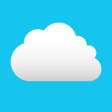 bulut web vektör simgesi