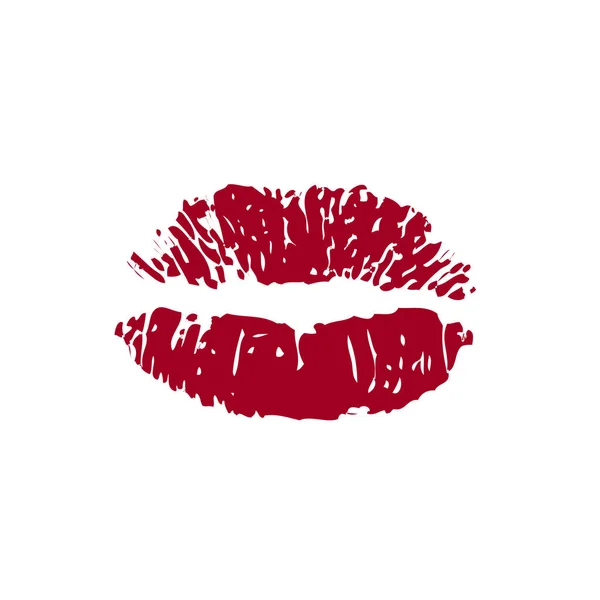 Minimalistic Vector Illustration Lips Icon — Stock Vector