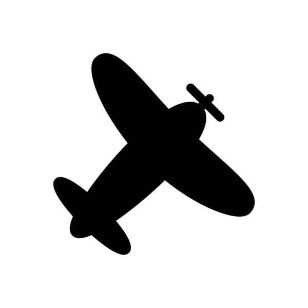 Vector Illustration Icon Plane — Stockvektor