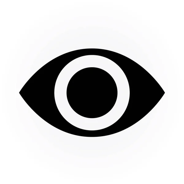 Eye Icon Flat Vector Illustration Design — 스톡 벡터